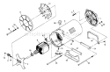 Part Location Diagram of 44391E Generac Obs Rotor Asm 4500w